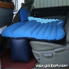 Multifunctional Inflatable Car Mattress, Car Inflation Bed, Travel Air Bed Camping Car Back Seat with Repair Pad,Air Pump For Travel (Blue) With Pillow 570325266